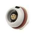 JMXHH1G04FSUDSM - CONN RCPT FMALE 4P GOLD SLDR CUP