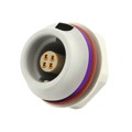 JMXHH1G04FSUDSP - CONN RCPT FMALE 4P GOLD SLDR CUP