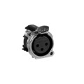 AC3FBVL-AU-B - CONN PLUG FMALE XLR 3P GOLD SLDR