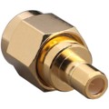 ADP-SMAM-SMBF-G - CONN ADAPT SMA PLUG TO SMB JACK