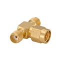 32S301-K00L5 - ADAPT SMA PLUG - 2 SMA JACK T
