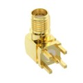 SMA-J-P-H-RA-TH1 - CONN SMA JACK R/A 50 OHM PCB