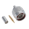 VN10-2050 - CONN N PLUG STR 50 OHM SOLDER