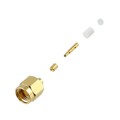 132249 - CONN SMA PLUG STR 50 OHM SOLDER