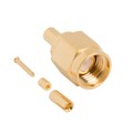 901-10107 - SMA STRAIGHT PLUG, 1.13MM CABLE,