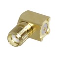 SMA-J-P-GF-RA-SM1 - CONN SMA JACK R/A 50 OHM SMD