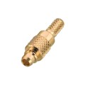 66046011210320 - MMCX STRAIGHT PLUG, CRIMP TYPE F