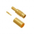 66026021110620 - MMCX STRAIGHT JACK, CRIMP TYPE F