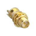 CONREVSMA006.062-G - CONN RPSMA RCPT STR 50OHM EDGEMT