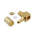 66036011210420 - MMCX RIGHT ANGLE PLUG, CRIMP TYP