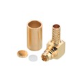66036011210620 - MMCX RIGHT ANGLE PLUG, CRIMP TYP
