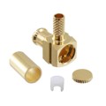 60636031210320 - MCX RIGHT ANGLE PLUG, CRIMP TYPE