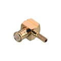 60636031210420 - MCX RIGHT ANGLE PLUG, CRIMP TYPE