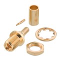 66026421110320 - MMCX STRAIGHT BULKHEAD JACK, CRI
