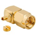 132250 - CONN SMA PLUG R/A 50 OHM SOLDER
