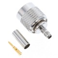 122457 - TNC STRAIGHT CRIMP PLUG FOR RG-1