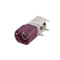 D4S20G-400A5-D - CONN HSD FAKRA PLUG R/A 100OHM