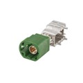 D4S20Y-40MA5-E - CONN HSD FAKRA PLUG R/A 100OHM