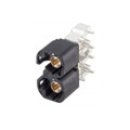 D4S21J-40MA5-A - CONN HSD FAKRA PLUG R/A 100OHM