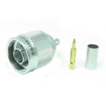 06-N002 - N CRIMP PLUG FOR RG-58/U CABLE