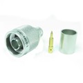 06-N001 - N CRIMP PLUG FOR LMR400/BELDEN 9