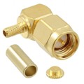 1-1478924-0 - CONN SMA PLUG R/A 50 OHM SOLDER