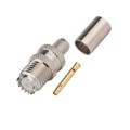 RFU-601-5 - MUHF FEMALE CRIMP; 50 OHMS