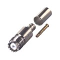RFU-601-4 - MUHF FEMALE CRIMP; 50 OHMS