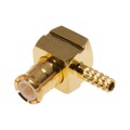 RMX-8010-1A - MCX MALE R/A CRIMP; 50 OHMS