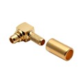 RMX-9010-1B - MMCX MALE R/A CRIMP; 50 OHMS