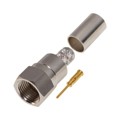 RFF-1405-D1 - F MALE CRIMP; 75 OHMS