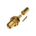 RMX-8252-1B - MCX FEMALE BH CRIMP; 50 OHMS