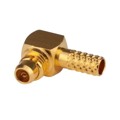 RP-9010-1B - RP MMCX MALE R/A CRIMP; 50 OHMS
