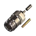 RFN-1027-B - N FEMALE CRIMP; 50 OHMS