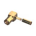 RSB-4010-1B - SMB MALE R/A CRIMP; 50 OHMS
