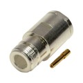 RFN-1024-1SI - N FEMALE CRIMP; 50 OHMS