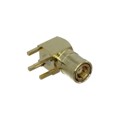 RF3-04A-T-00-50-G - SMB PLUG RA PCB 50OHM 4GHZ BRS B