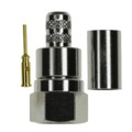 222119 - CONN F PLUG STR 75 OHM CRIMP