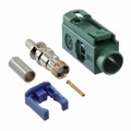 RF55-34E-T-02-50-SH - FAKRA JACK SMB TYPE: STRAIGHT FO