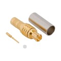 919-421P-71S12G - MCX STRAIGHT CRIMP PLUG FOR BELD