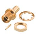 66029421110820 - MMCX STRAIGHT BULKHEAD JACK, SOL