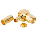 132235RP - CONN RPSMA PLUG R/A 50OHM SOLDER