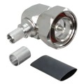 EZ-400-716M-RA-X - CONN 7/16 PLUG R/A CRIMP