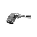 EZ-300-NMH-RA-X - TYPE N MALE (PLUG) RIGHT ANGLE N