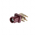 RF55-33L-T-00-50-A-SH - FAKRA PLUG SMB TYPE: RIGHT ANGLE