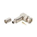 031-70556 - BNC RIGHT ANGLE CRIMP PLUG FOR R