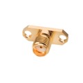 60312312114616 - SMA PANEL JACK 2-HOLE FLANGE STR