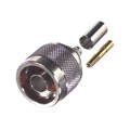RP-1005-C - RP N MALE CRIMP; 50 OHMS
