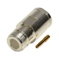 RFN-1024-1 - N FEMALE CRIMP; 50 OHMS