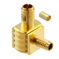 FLS.01.250.DLAE31 - CONN MINI COAX PLUG R/A 50 OHM